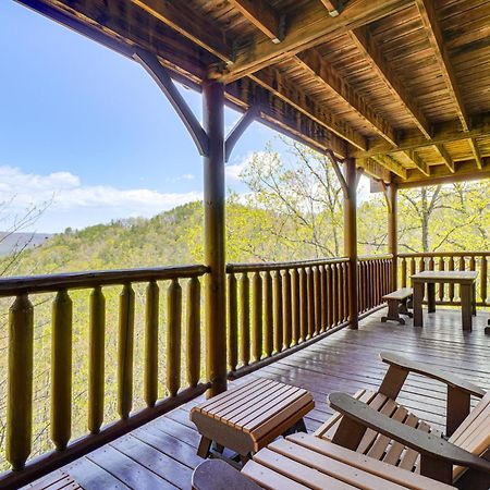 Mountain Dreams Cabin Hot Tub, Sauna And Views! Sevierville Eksteriør bilde