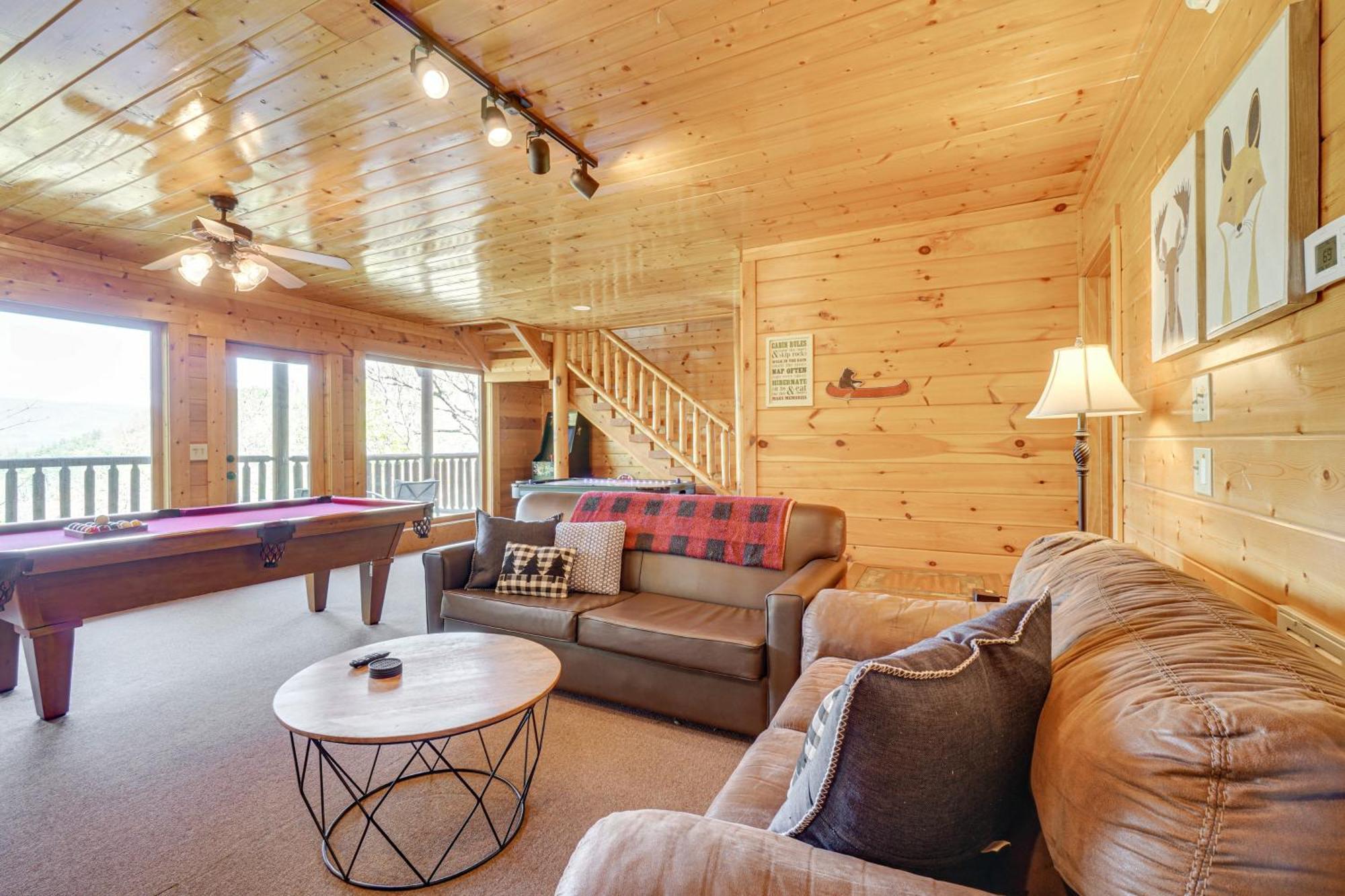 Mountain Dreams Cabin Hot Tub, Sauna And Views! Sevierville Eksteriør bilde