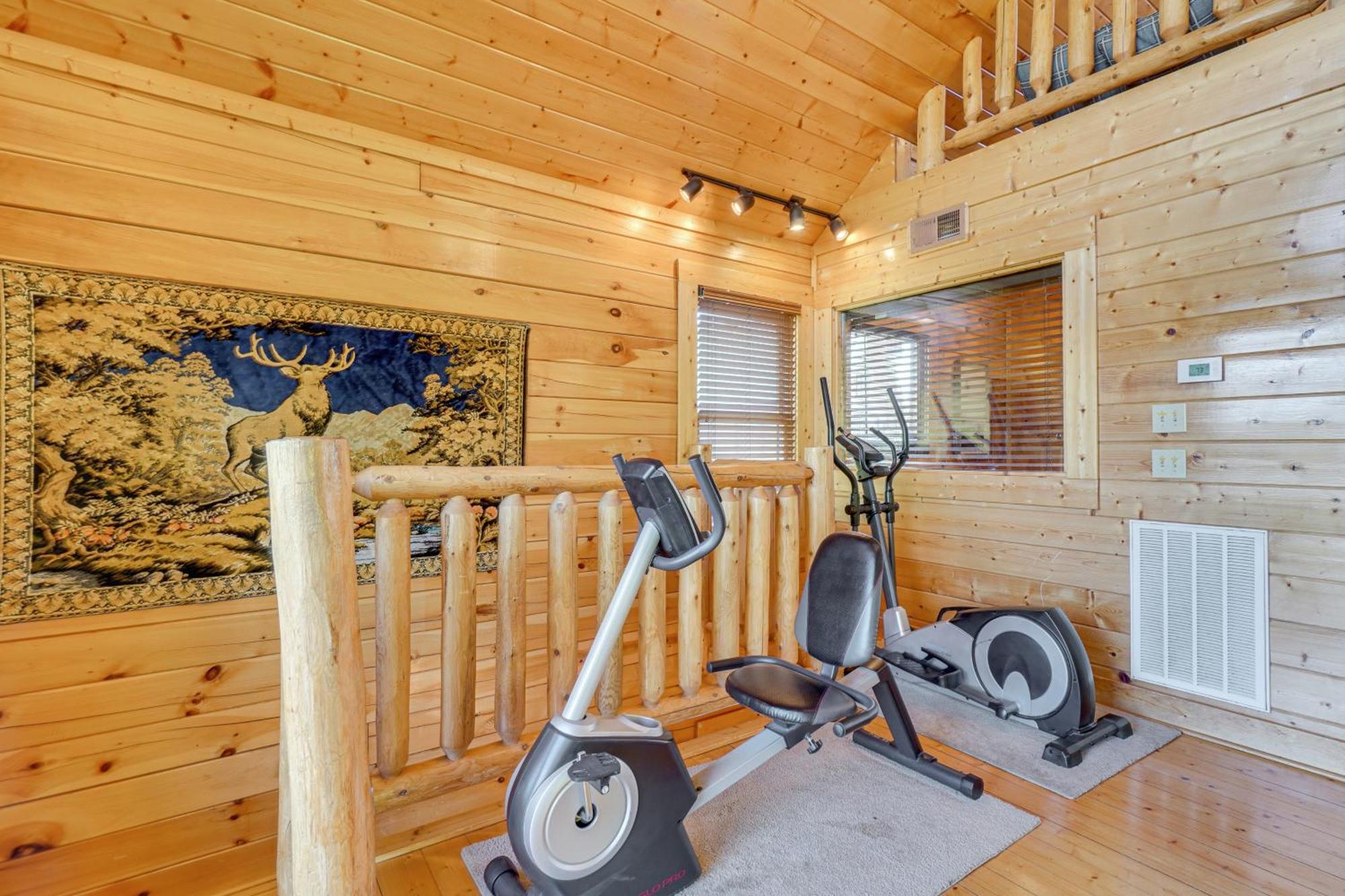 Mountain Dreams Cabin Hot Tub, Sauna And Views! Sevierville Eksteriør bilde